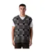 Mens Tartan Sweater Vest Field Green Fred Perry-1