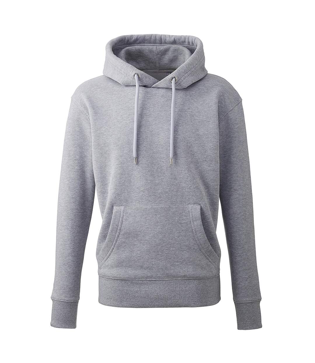 Unisex Adult Organic Hoodie Grey Marl Anthem-1