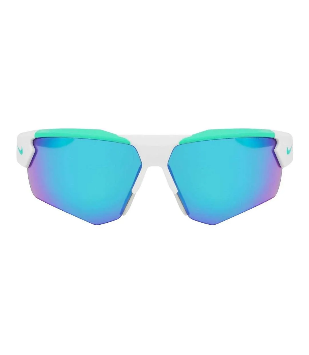Lunettes De Soleil De Sport Motif/style Miroir Cloak Taille Unique Argenté Vert Nike-4