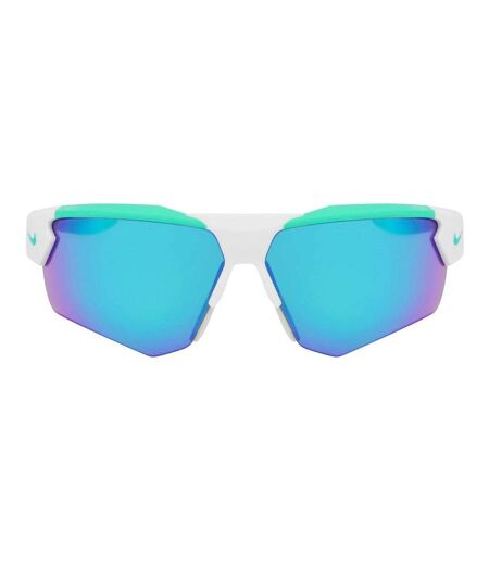 Lunettes De Soleil De Sport Motif/style Miroir Cloak Taille Unique Argenté Vert Nike