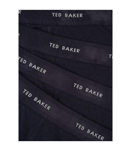 Lot De 4  Boxers Motif/style Uni Homme Bleu Marine Ted Baker