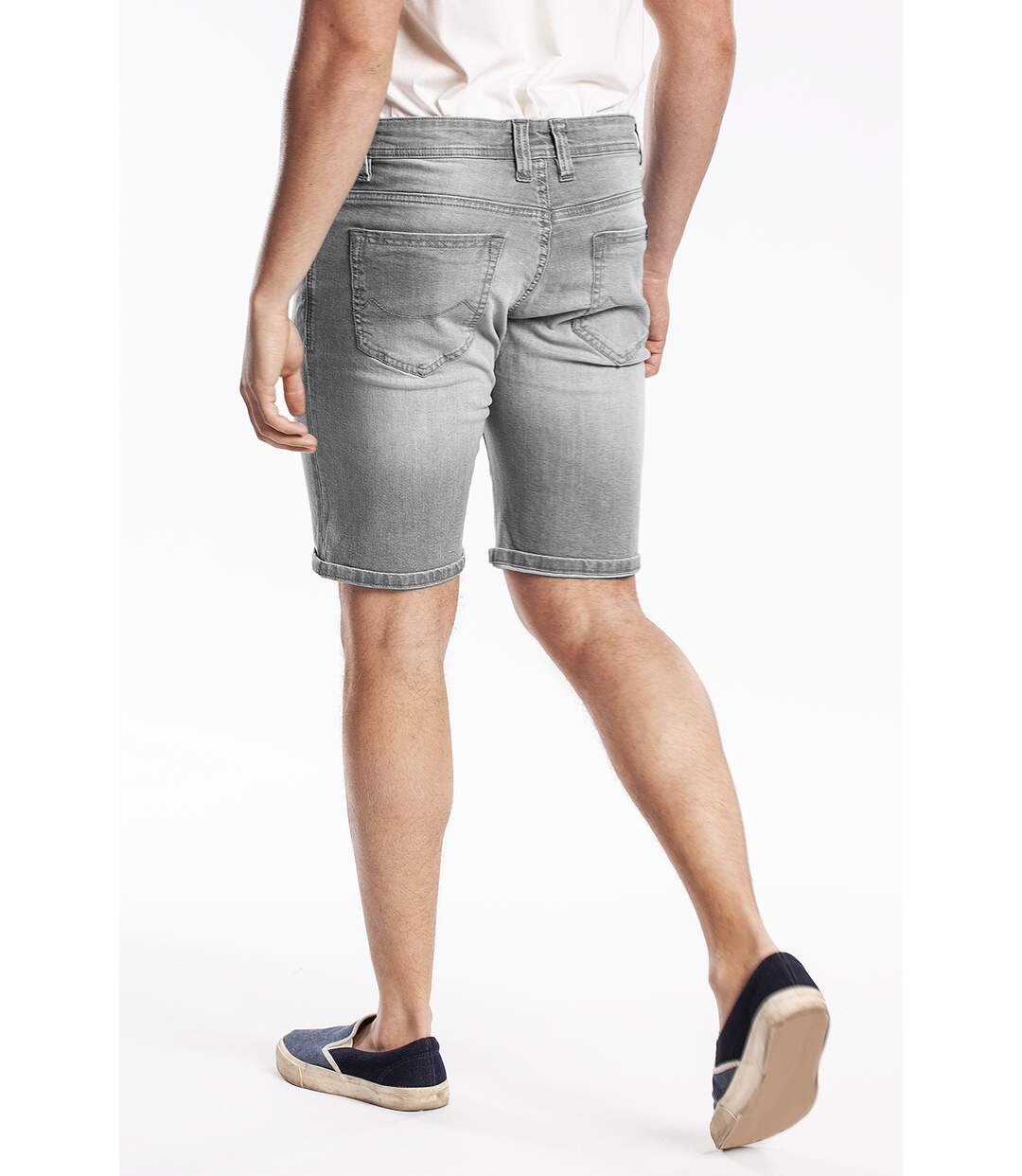 Bermuda denim stretch Fibreflex® CORGI GRIS-2