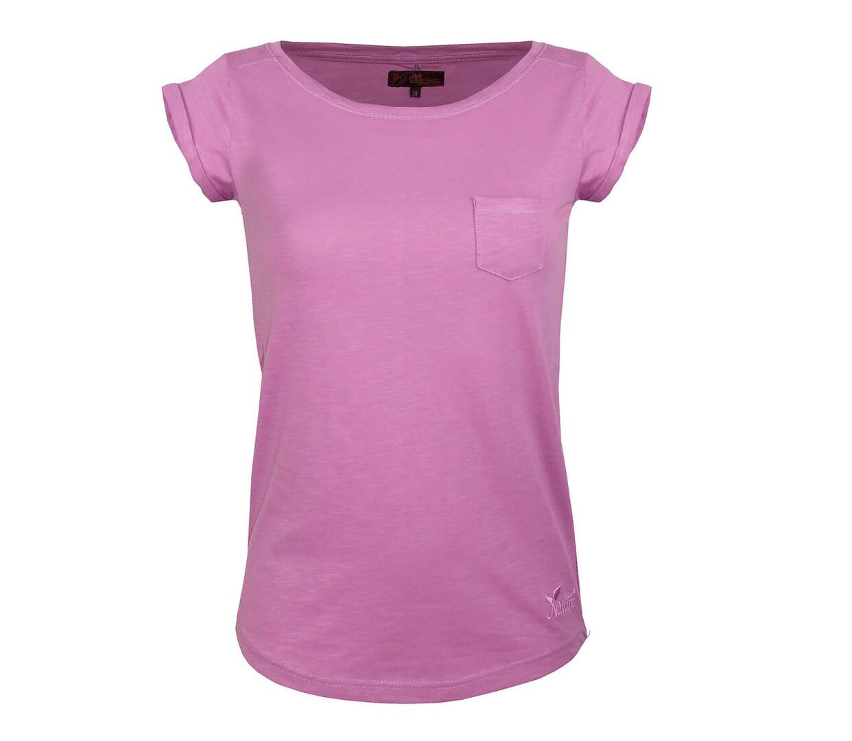 Tee - shirt col bateau 1 poche DOMY4-1