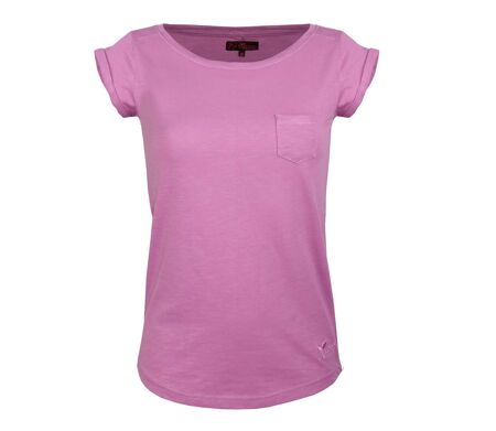 Tee - shirt col bateau 1 poche DOMY4
