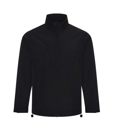 PRO RTX Mens Three Layer Soft Shell Jacket (Black)