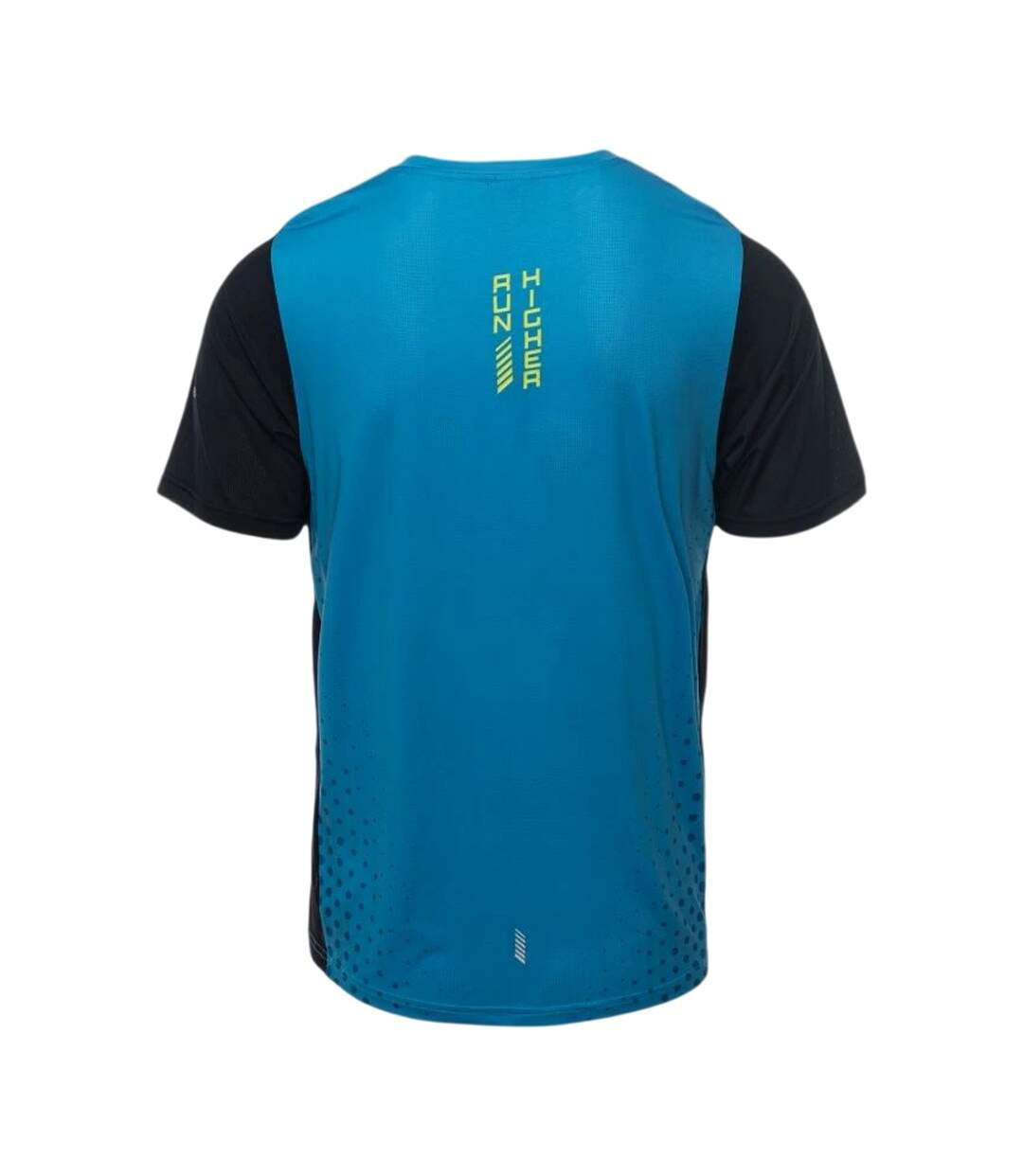 Mens Ileno Running T-shirt Blue Black IQ-3