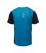 Mens Ileno Running T-shirt Blue Black IQ-3