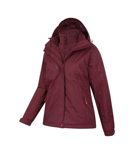 Veste imperméable bracken extreme femme bordeaux Mountain Warehouse