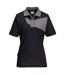 Portwest Womens/Ladies PW2 Polo Shirt (Black/Zoom Grey)