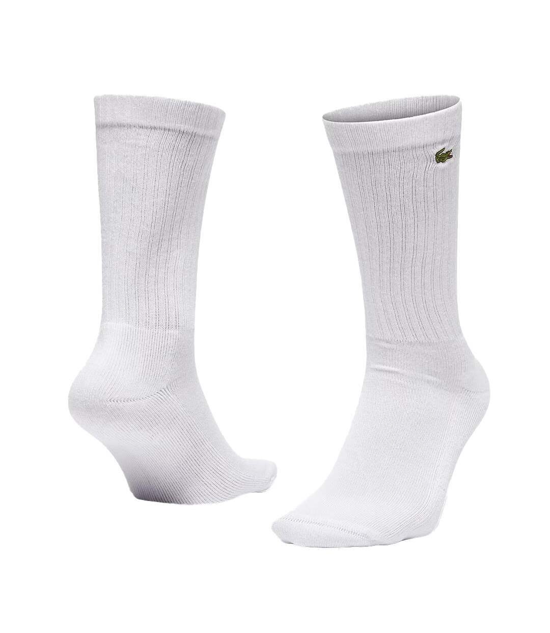 X1 paires de chaussette blanches homme lacoste ra3683 - 39/42-1