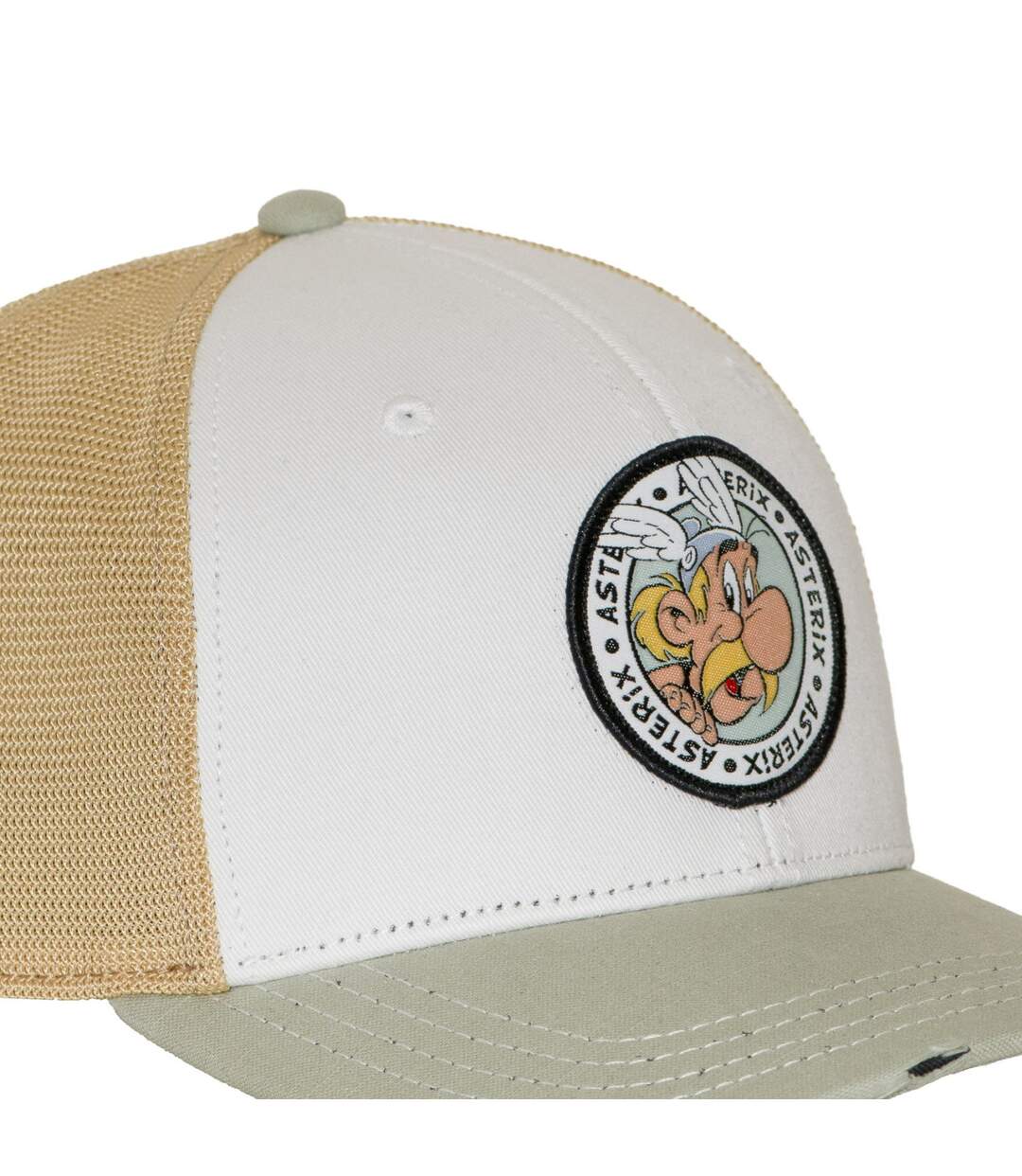 Casquette semi-curved premium avec filet et patch Astérix Capslab-4