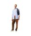 Mens Oxford Cotton Regular Shirt Blue Lacoste-4