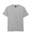 T-shirt Léger Et Uni En Coton Homme Gris Chiné Gildan-2