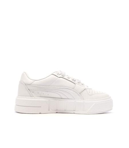 Baskets blanches femme puma puma cali court