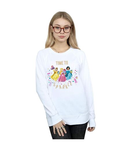 Disney Sweat-shirt Princess Time To Sparkle - Femmes/Ladies (Blanc) - UTBI49427