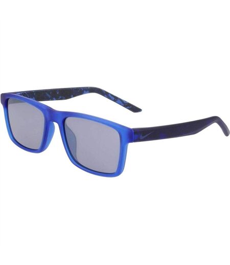 Lunettes De Soleil Tous Les Jours Motif/style Rectangle Adulte Taille Unique Bleu Roi Argenté Nike