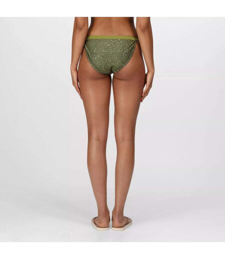 Regatta Womens/Ladies Flavia Abstract Bikini Bottoms (Green Fields) - UTRG7500
