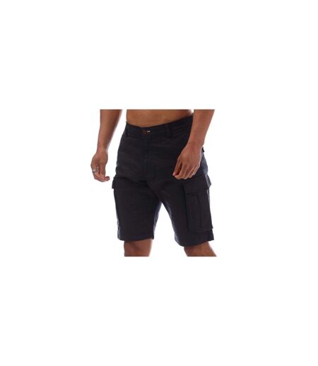 Mens Twill Relaxed Fit Cargo Shorts Navy Gant