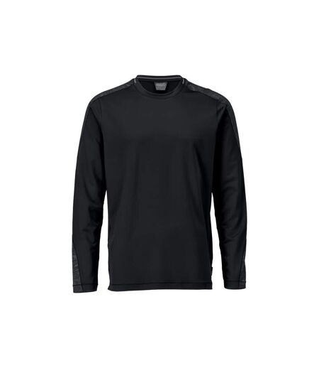 T-shirt Manches Longues Customised Homme Noir Mascot