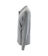 SOLS - Polo manches longues PERFECT - Homme (Gris chiné) - UTPC2912