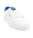 Childrens/kids Crosscourt Trainers White Blue Fila-1