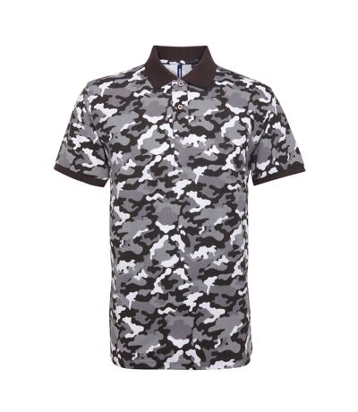Polo camouflage - army homme - AQ018 - gris