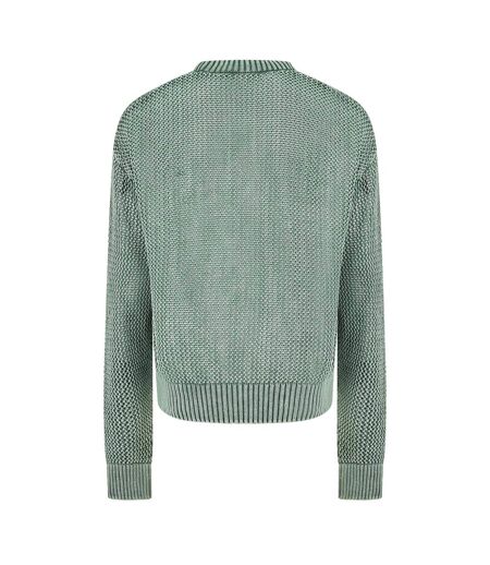 Mens Knitted Lightweight Jumper Forest Green Represent