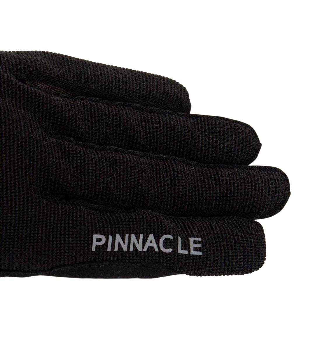 Mens Reflective Snug Fit Cycling Gloves Black Pinnacle-2