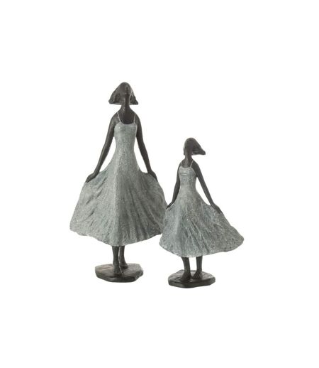 Statue Fille en Résine Ciel 54cm Gris