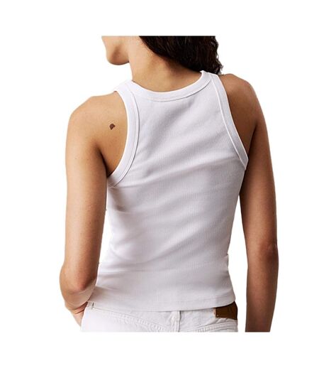 Débardeur blanc femme calvin klein jeans monologo - l