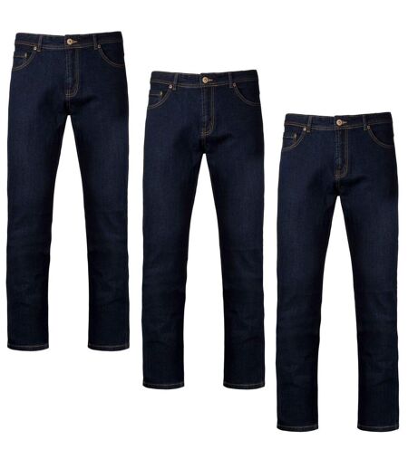 Lot 3 pantalons - jean pour homme - K742 - bleu