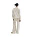 Womens/ladies Nsw Classic Wide Leg Trousers Sail White Black Nike-2