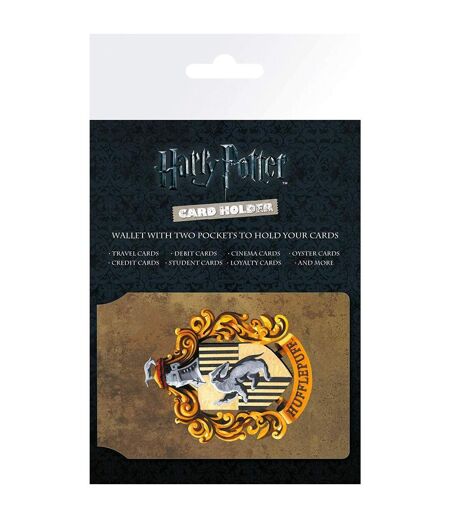 Harry Potter Hufflepuff Card Holder (Multi-color) (One Size) - UTTA1953
