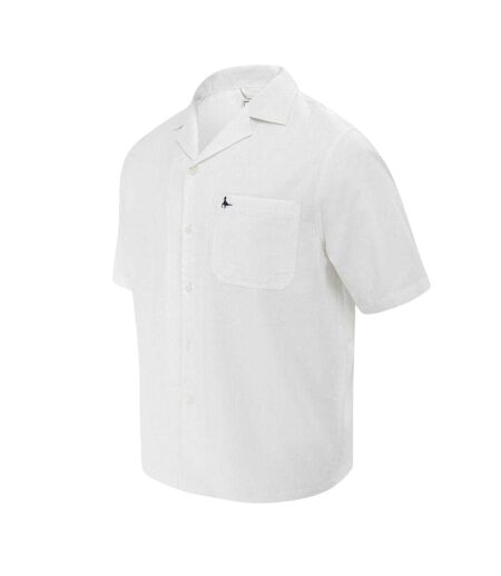 Chemise Manches Courtes Motif/style À Motifs Homme Blanc Jack Wills