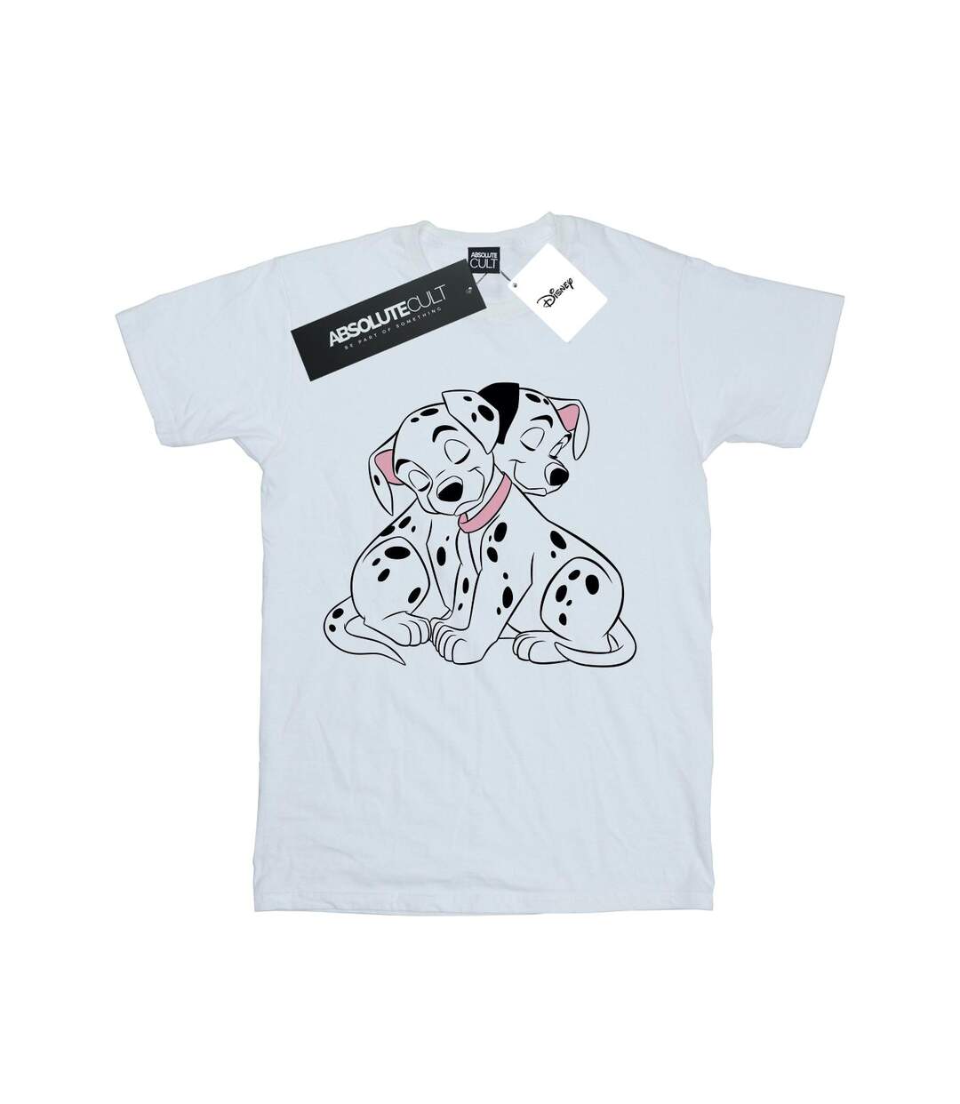 Disney - T-shirt DALMATIANS PUPPY LOVE - Femme (Blanc) - UTBI17617-1