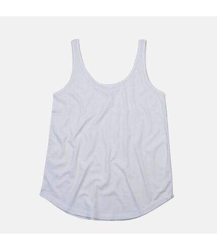 Mantis Womens/Ladies Loose Fit Sleeveless Vest Top (White) - UTBC2695
