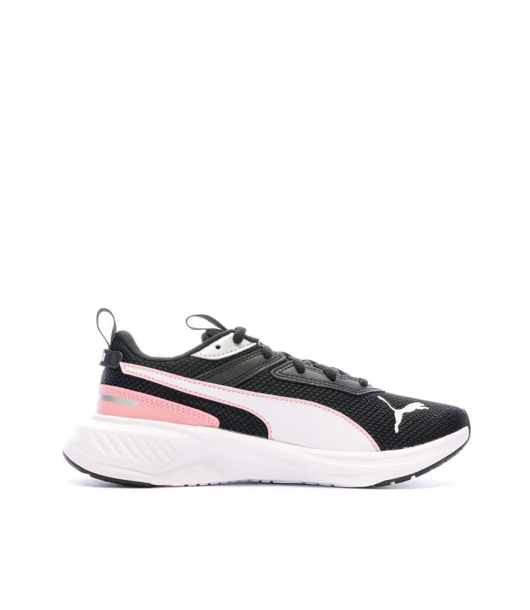 Baskets noir femme puma runner mesh-2