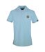 Mens Cotton Polo Shirt Blue Cielo Aquascutum-1