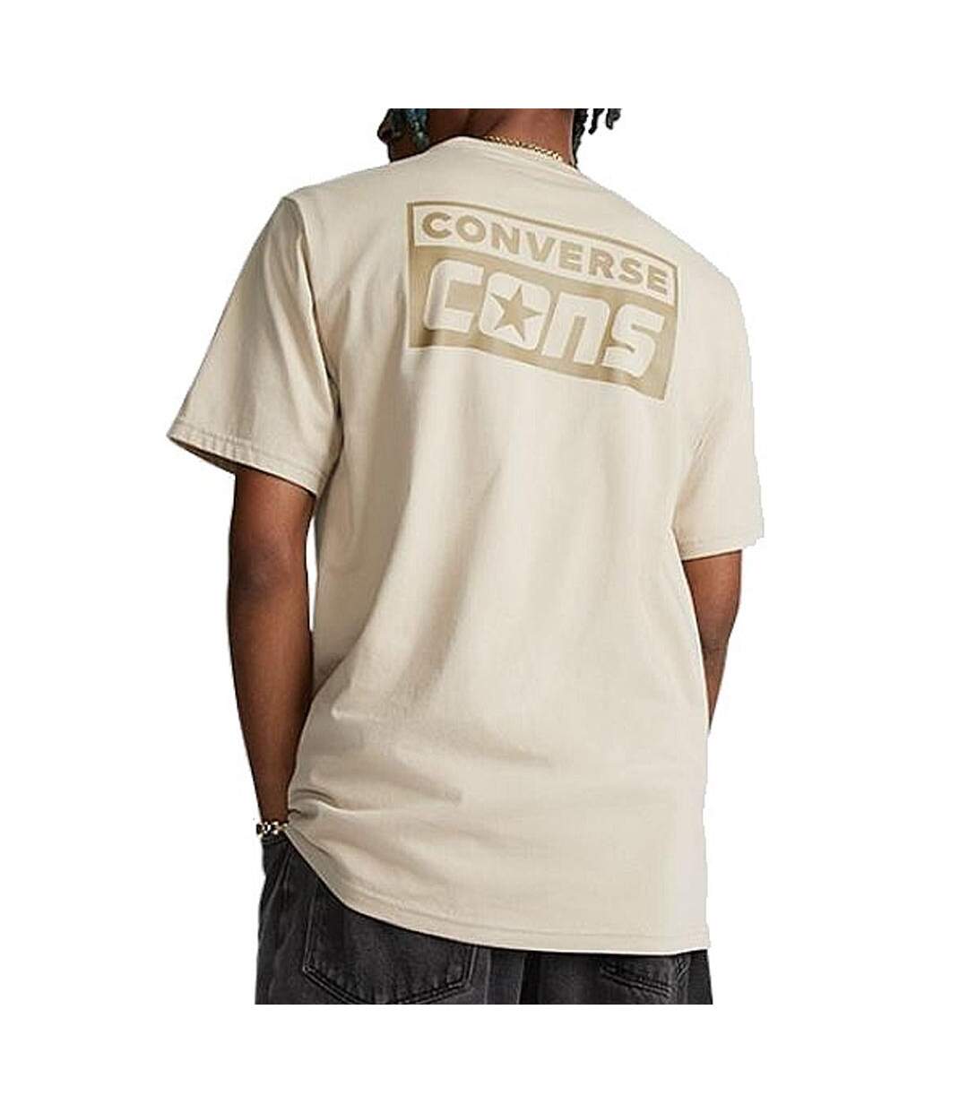 T-shirt Beige Homme Converse Cons Graphic - L-2