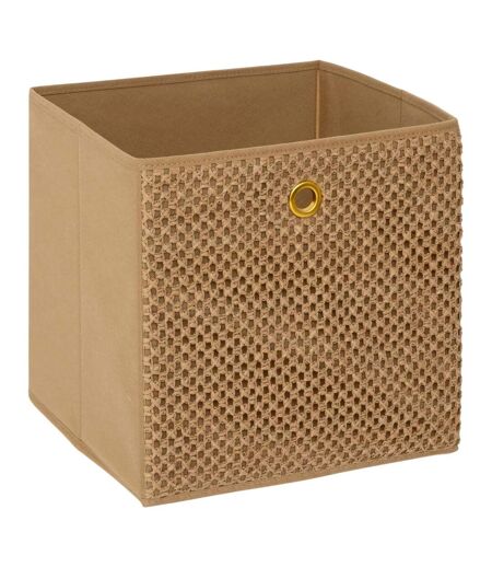 Boîte de Rangement Pliable Grass 31x31cm Camel
