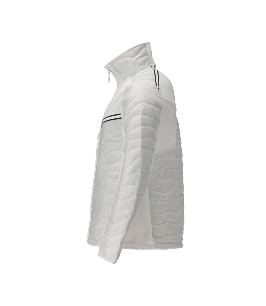 Mens Customized Thermal Jacket White Mascot-3