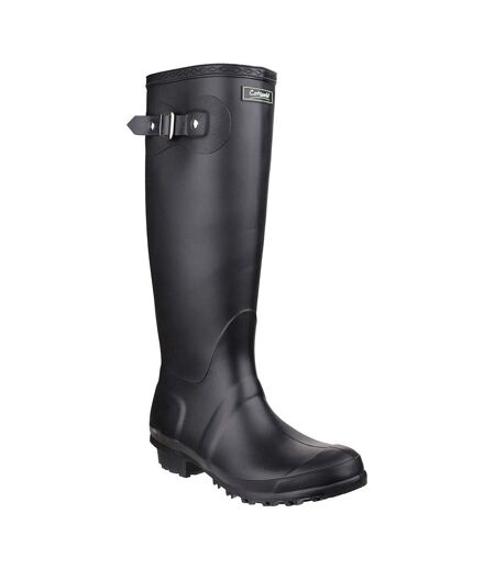 Cotswold Sandringham Buckle-Up Womens Wellington Boots (Black) - UTFS1299