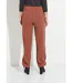 Pantalon large ceinture élastiquée maille crêpe unie-2