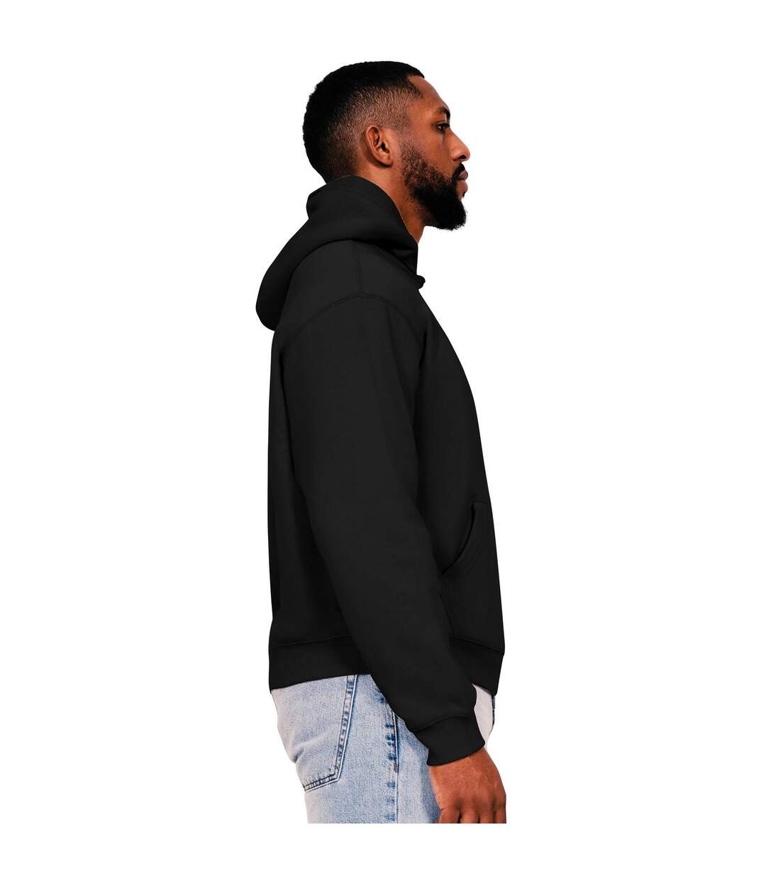 Sweat À Capuche Homme Noir Casual Classics-3