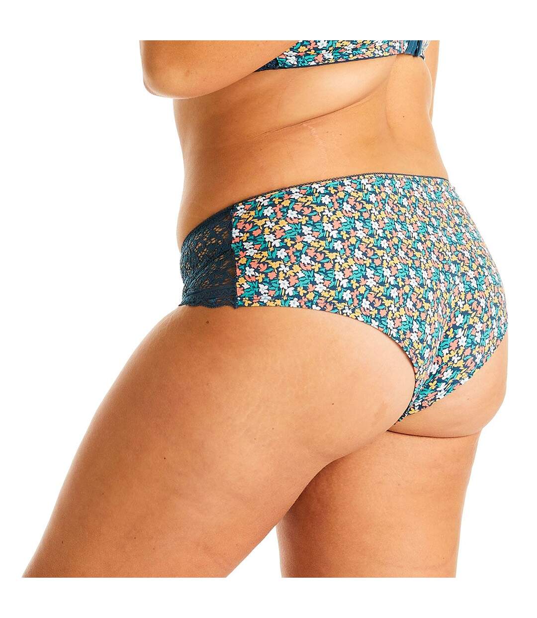 Shorty turquoise/orange Elena-3