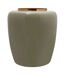 Vase Design en Métal Artisse 36cm Menthe & Or-1