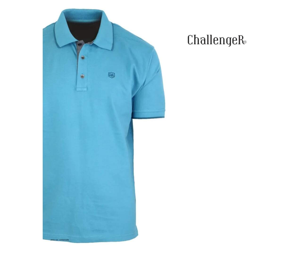 CHALLENGER C2101A : Polo en maille piquée respirante pour un look estival raffiné-4