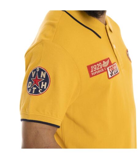 Polo homme manches courtes avec patchs Superior Vondutch