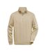 Sweat Workwear Homme Beige Gris James And Nicholson-1