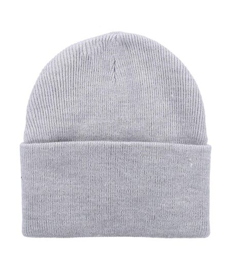 Unisex adult acrylic cuffed beanie heather grey Dickies